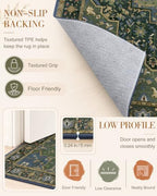 OLANLY 2x10 Washable Runner Rug, Soft Non Slip Carpet for Hallway Kitchen - Image 7