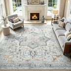 Lofus Machine Washable Area Rugs 8x10, Boho Carpet for Living Room Bedroom by Lofus