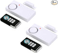 HENDUN Door Alarms When Opened with Remote, Door Bells Chimes, Door Security Sensor Pool Alarm for Kids Safety (2 Pack)