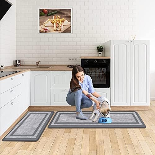 Mattitude Kitchen Mats Set of 2,Cushioned Anti-Fatigue Non-Skid Rug Sets - Image 6