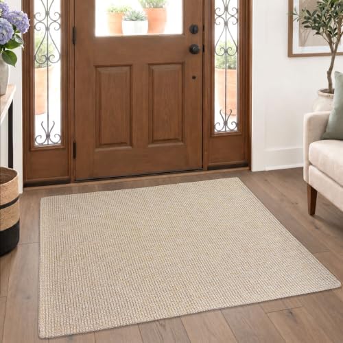 EARTHALL Washable Entryway Rug, Non Slip Indoor Doormat, 3x4 Ft, Sand/Beige by Unknown