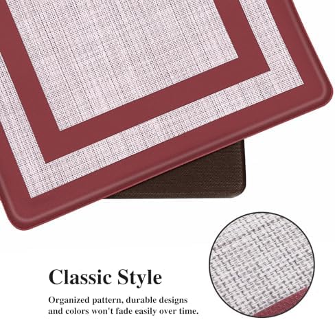 Mattitude Kitchen Mats Set of 2,Cushioned Anti-Fatigue Non-Skid Rug Sets - Image 2