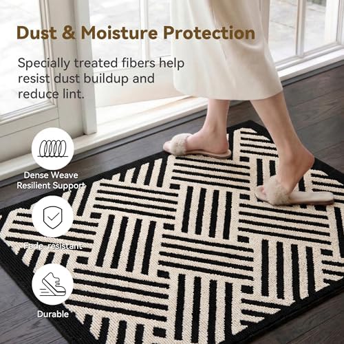 GRANNY SAYS Indoor Outdoor Doormat 20x32 Non-Slip Washable Entry Mat - Image 6