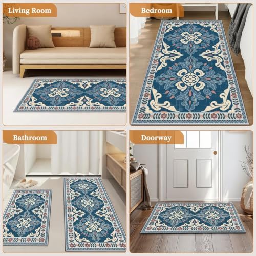 Kitchen Rugs Set of 3, Non Slip Washable Floor Mats with Water Absorbent - Image 7