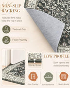 OLANLY 10x14 Washable Area Rug, Soft Non Slip Carpet for Living Room - Image 7