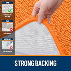 OLANLY Large Bathroom Rugs 70x46, Extra Soft Absorbent Chenille Bath Rugs - Image 6