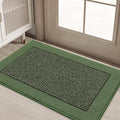 BEQHAUSE Indoor Door Mat 20" x 32", Dirt Trapper Door Mats, Green by BEQHAUSE