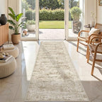 2x7 Runner Rug Non Slip,Washable Hallway Runner Rug,Brown - Image 5