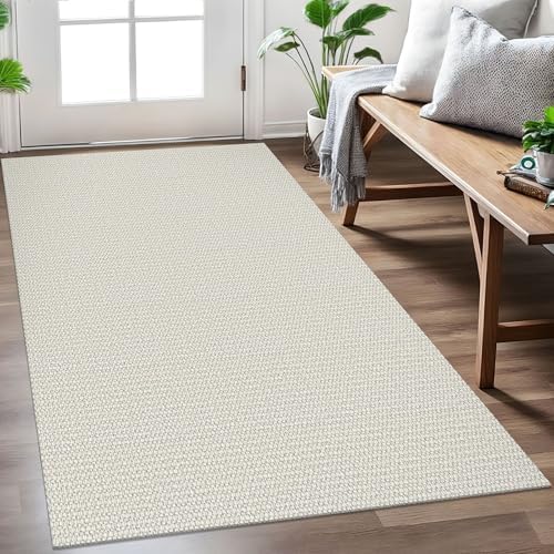 EARTHALL Washable Entryway Rug, Non Slip Area Rug, 3x5 Ft, Cream/Grayish by Unknown