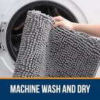 OLANLY Large Bathroom Rugs 47x32, Extra Soft Absorbent Chenille Bath Rugs - Image 5