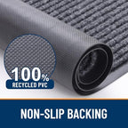 OLANLY 2-Pack Front Door Mats 59x34, Waterproof Heavy-Duty Doormats - Image 3