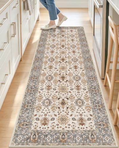 OLANLY 2x6 Washable Runner Rug, Soft Non Slip Carpet for Hallway Kitchen by OLANLY