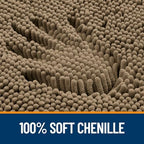 OLANLY Bathroom Runner Rugs 40x24, Extra Soft Absorbent Chenille Bath Rugs - Image 3