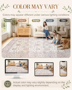 OLANLY 5x7 Washable Area Rug, Soft Non Slip Carpet for Bedroom Living Room - Image 2