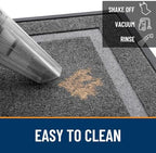 OLANLY Front Door Mat Outside 59x30, All-Season Heavy-Duty Rubber Doormat - Image 6