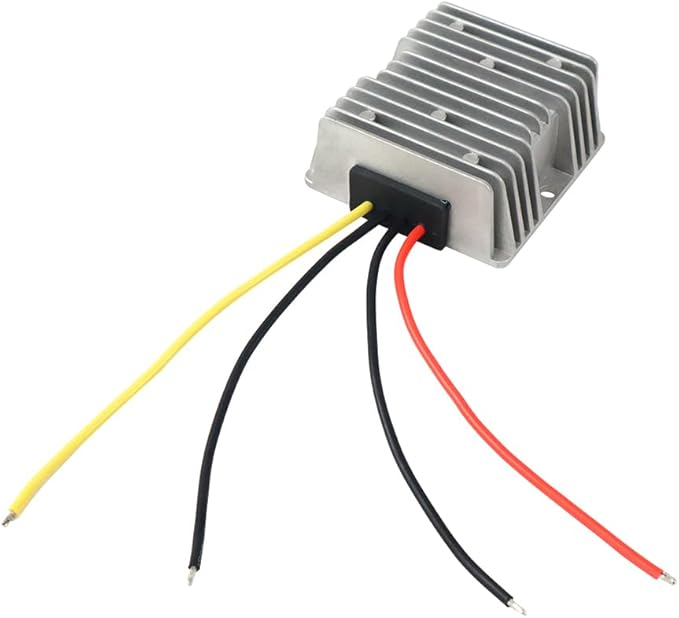 DC Converter 12V to 24V 4A Step Up Converter DC Voltage Regulator Power Converter Waterproof Module Transformer for Led Project, Horn, Dashboard...