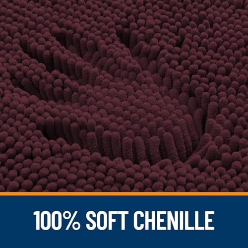 OLANLY Large Bathroom Rugs 50x30, Extra Soft Absorbent Chenille Bath Rugs - Image 3