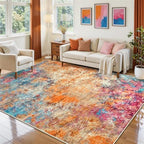 Aelenmu 5x7 Area Rugs for Living Room Washable Bedroom Dining Room Colorful - Image 3