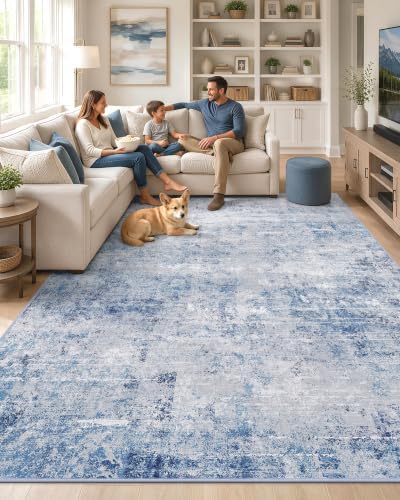 OLANLY 6x9 Washable Area Rug, Soft Non Slip Carpet for Bedroom Living Room - Image 3