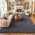 Ophanie Area Rugs 10x12 Living Room, Large Soft Grey Bedroom Carpet by Ophanie