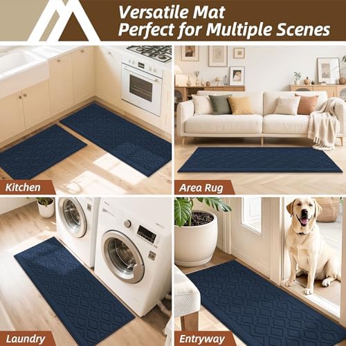 COSY HOMEER Kitchen Rugs and Mats 20"x48" Non Slip Kitchen Mats for Floor - Image 6