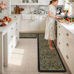 Collive Kitchen Rugs Sets of 2 Padded Kitchen Mats for Floor 20 x71+20"x32" - Image 3