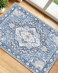 OLANLY 2x3 Washable Small Rug Non Slip Indoor Door Mat for Entryway Bedside by OLANLY