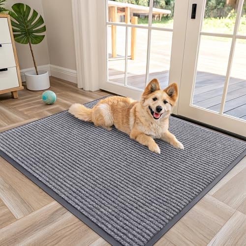 OLANLY Front Door Mat 40x32, Waterproof Heavy-Duty Indoor Outdoor Doormat by OLANLY