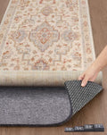 Veken Non Slip Cushioned Rug Pad Gripper, Felt and Silicone Backing, 2 x 6 Ft, 1/8" Thick Runner Carpet Liner Protector Mat for Area Rugs and Hardwood Floors, with 99 Pcs Anti-Slip Strips Pattern by Veken