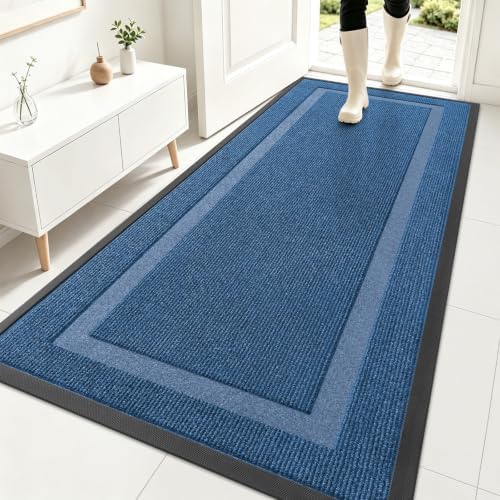 OLANLY Front Door Mat Outside 71x34, All-Season Heavy-Duty Rubber Doormat by OLANLY