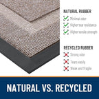 OLANLY Half Circle Front Door Mat Outside 71x23 All-Season Rubber Doormat - Image 3