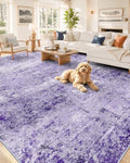 OLANLY 8x10 Washable Area Rug, Soft Non Slip Carpet for Bedroom Living Room by OLANLY