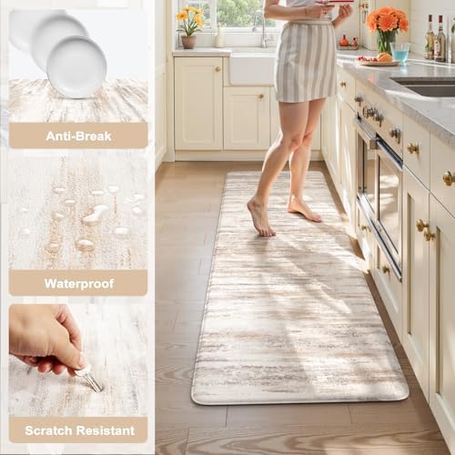 KIMODE Anti Fatigue Mats for Kitchen Floor, Farmhouse Kitchen Runner Rug - Image 6
