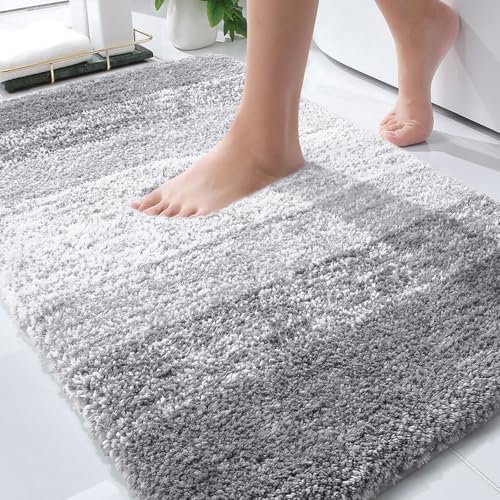 OLANLY Bathroom Rugs Mat 30x20, Extra Soft Absorbent Microfiber Bath Rugs by OLANLY