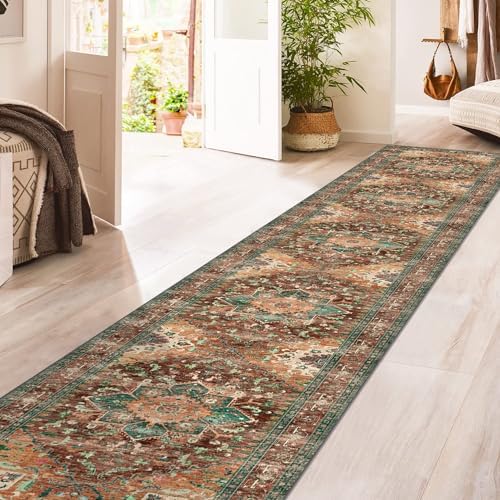 Yamaziot Washable Runner Rug, 2x12 Non-Slip Boho Hallway Kitchen Rug - Image 5