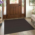EARTHALL Washable Entryway Rug, Non Slip Doormat, 3x4 Ft, Taupe/Coffee by Unknown