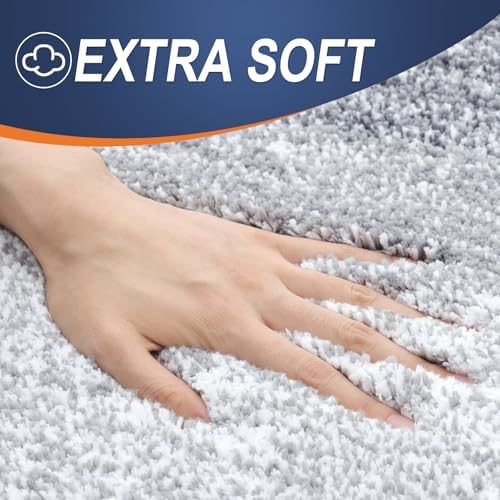 OLANLY Bathroom Runner Rug 47x17, Extra Soft Absorbent Microfiber Bath Rugs - Image 2