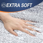 OLANLY Luxury Toilet Rugs U-Shaped 24x20, Soft Absorbent Microfiber Mat - Image 3