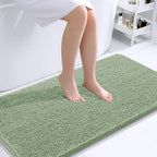 OLANLY Bathroom Runner Rugs 45x27, Extra Soft Absorbent Chenille Bath Rugs by OLANLY