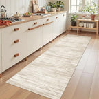2x7 Runner Rug Non Slip,Washable Hallway Runner Rug,Brown - Image 4