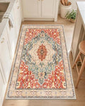 OLANLY 2x4 Washable Accent Rug Non Slip Carpet for Entryway Kitchen Bedside by OLANLY