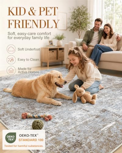 OLANLY 2x5 Washable Runner Rug, Soft Non Slip Carpet for Hallway Kitchen - Image 5