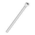 Kozelo 2pcs Socket Head Cap Screws - [M5-0.8 x 160mm] 304 Stainless Steel Allen Socket Drive for Electrical Motor 3D Printing Fan Engine Replacement Use, Silver
