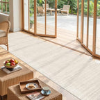 2'6''x10' Runner Rug Non Slip,Washable Kitchen Rugs,Beige by Restydon
