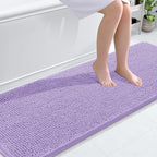 OLANLY Bathroom Runner Rugs 70x24, Extra Soft Absorbent Chenille Bath Rugs by OLANLY