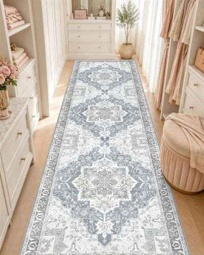 OLANLY 2x7 Washable Runner Rug, Soft Non Slip Carpet for Hallway Kitchen by OLANLY