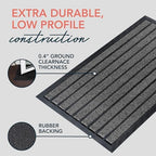 ubdyo Extra Durable Door Mat Outside Entrance (32" x 20", Bright Grey) - Image 4