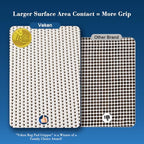 Veken Non Slip Rug Pad Gripper 8 x 10 Feet, 1/4 inch Thick Cushioned Pads for Any Hard Surface Floors, Keep Your Rugs Safe and in Place, Under Carpet Mat, with Over 99 Pieces Anti-Slip Square Pattern - Image 2