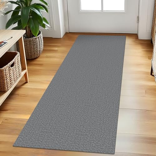 EARTHALL Washable Runner Rug, Non Slip Entryway Runenr, 2x5 Ft, Dark Gray by Unknown