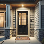 Outdoor Rug Door Mat, Welcome Mat, Non-Slip Entrance Mat, Stylish Front Door Mat, Entryway Rug, 19"x31" (10. WelcomeBird) - Image 6